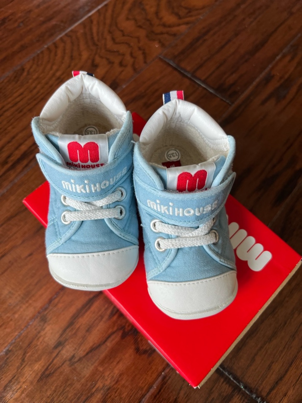 MIKIHOUSE Classic High Top First Walker Shoes US7/13.5cm
